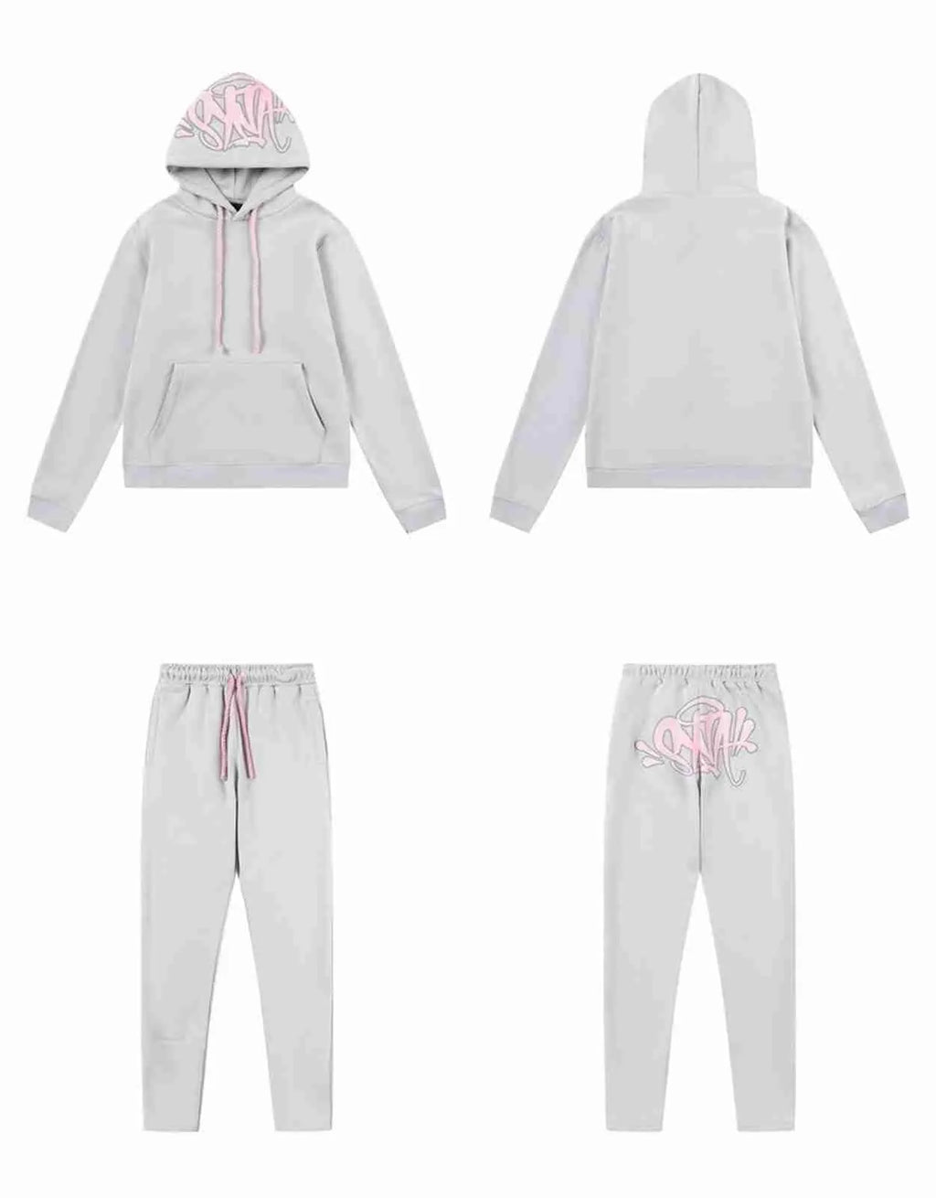 BIXPAK Syna World Tracksuit Grey Pink